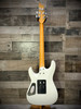 Schecter C-6 FR Deluxe Electric Guitar - Satin White (435) | Musician Madness