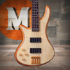 Schecter Stiletto Custom-4 LH - Natural Satin (2532) | Musician Madness