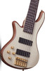 Schecter Stiletto Custom-5 Left Hand Bass Guitar - Natural Satin (2542)