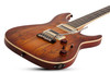 Schecter C-1 Exotic Spalted Maple Electric Guitar - Satin Natural Vintage Burst (3338) | Musician Madness