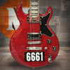 Schecter Zacky Vengeance Custom Reissue : 26  See Thru Cherry with 6661 Graphic (26) | Musician Madness