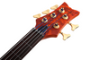 Schecter Stiletto Studio-5 Left Hand Bass Guitar - Honey Satin (2780)