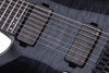 Schecter Hellraiser Hybrid C-8 Left Hand Electric Guitar - Trans Black Burst (1931) | Musician Madness