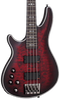Schecter Hellraiser Extreme-4 LH - Crimson Red Burst Satin (1912)