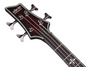 Schecter Hellraiser Extreme-4 LH - Crimson Red Burst Satin (1912)