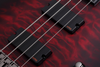 Schecter Hellraiser Extreme-4 LH - Crimson Red Burst Satin (1912) | Musician Madness