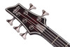 Schecter Hellraiser Extreme-5 LH - Crimson Red Burst Satin (1921) | Musician Madness
