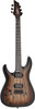Schecter C-1 Pale Moon LH Electric Guitar - Natural Satin with Black Burst (694)
