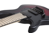 Schecter Miles Dimitri Baker-7 FR LH -  Crimson Red Burst Satin (2138) | Musician Madness