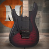Schecter Miles Dimitri Baker-7 FR LH -  Crimson Red Burst Satin (2138) | Musician Madness