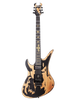 Schecter Synyster Custom-S Distressed Left Hand Electric Guitar - Satin Black (1751)