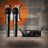 AKG WMS40 Mini Dual Vocal Wireless System Band-A & B (3350X00050-U)