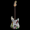 Fender Squier Stratocaster Tom DeLonge Sticker Strat Electric Guitar in Olympic White delivers classic Strat tone with a bold, tour-inspired custom look. Shop at Musician Madness.
