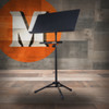 Hercules EZ Grip Two-Section Tripod Conductor Stand with Extended Desk and Accessory Tray (BS243B-HA103) | Musician Madness