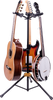 Hercules PLUS Series Universal AutoGrip Tri Guitar Stand with Foldable Backrest (GS432BPLUS) | Musician Madness