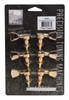 Ping 2655A Venitian Button Machine Heads. 3 Bass 3 Treble Chrome (P2655A-U) | Musician Madness