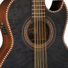 Oscar Schmidt 10 String OH32SE Acoustic-Electric Bajo Quinto w/ Deluxe Gig Bag Trans - Quilt Black (OH32SEQTB-U) | Musician Madness
