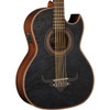 Oscar Schmidt 10 String OH32SE Acoustic-Electric Bajo Quinto w/ Deluxe Gig Bag Trans - Quilt Black (OH32SEQTB-O)