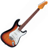 Vintage V6 ReIssued Electric Guitar ~ Sunset Sunburst LV6SSB) | Musician Madness