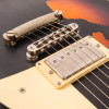Vintage V100 ICON Electric Guitar ~ Distressed Black Over Sunburst (V100MRBK) | Musician Madness