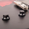 Vintage V120 ICON Electric Guitar ~ Distressed Black Over Cherry Red (V120MRBK) | Musician Madness