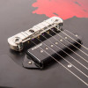 Vintage V120 ICON Electric Guitar ~ Distressed Black Over Cherry Red (V120MRBK) | Musician Madness