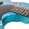 Vintage V120 ICON Electric Guitar ~ Distressed Gun Hill Blue Over Sunburst (V120MRGHB) | Musician Madness
