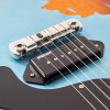 Vintage V120 ICON Electric Guitar ~ Distressed Gun Hill Blue Over Sunburst (V120MRGHB)|Musician Madness