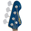 Vintage V4 Reissued Bass Guitar - Bayview Blue (V4BBL)