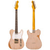 Vintage V62 ICON Electric Guitar - Distressed Ash Blonde (V62MRAB) | Musician Madness