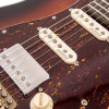 Vintage V6H ICON HSS Electric Guitar - Ultra-Gloss Distressed Sunset Sunburst (V6HMRSSB)