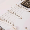Vintage V6JMH ReIssued Electric Guitar - Olympia White 'Fillmore' (V6JMH)