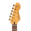 Vintage V6 ICON Electric Guitar - Distressed Gun Hill Blue Over Sunburst (V6MRGHB) | Musician Madness