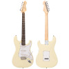 Vintage V6 ReIssued Electric Guitar - Vintage White (V6VW) | Musician Madness