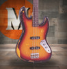 Vintage V74 ICON Fretless Bass - Sunset Sunburst