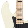 Vintage VJ74 ReIssued Maple Fingerboard Bass Guitar - Vintage White (VJ74MVW) | Musician Madness