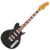 Vintage REVO Series 'Vision' Electric Guitar - Boulevard Black (VRV800BK) | Musician Madness