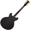 Vintage VSA500 ReIssued Semi Acoustic Guitar - Boulevard Black (VSA500GBK) | Musician Madness
