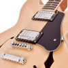 Vintage VSA500 ReIssued Semi Acoustic Guitar - Natural Maple (VSA500MP)|Musician Madness