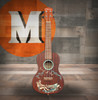 Silvertone Concert Ukulele w/Stencil Graphic - Walnut (851) | Musician Madness