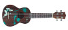 Silvertone Suprano Ukulele w/'Hula' Stencil Graphic - Walnut (852) | Musician Madness