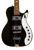 Silvertone Single Cut Bolt-on Duncan Pickups - Black Gold Flake (1423BGF) | Musician Madness