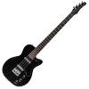 Silvertone Short Scale Bass Lipstick Pickups  24 Fret - Black Silver Flake (1444BSF)