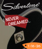 Silvertone Semi-Hollow w/ Trapeze 2 mini-hum PU's - Gloss Black (1446TBK) | Musician Madness