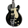 Silvertone Semi-Hollow w/ Bigsby® 2 mini-hum PU's - Gloss Black (1446VBK)