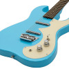 Silvertone Double Cut Bolt-on Lipstick Pickups - Light Blue (1449DBL) | Musician Madness