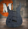 Legator N7FSSL Seven String Electric Guitar Left Hand - Black Flame (N7FSSL-BLK) | Musician Madness