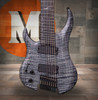 Legator N8FSSL Ghost 8 String Electric Guitar Left Hand - Black Flame (N8FSSL-BLK)