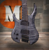 Legator Ghost G7FSSL 7 String Left Hand Electric Guitar (G7FSSL-BLK) - Black Flame