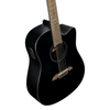 Alvarez Artist Dreadnought Guitar Acoustic Electric 12 String Black with Cutaway (AD60CE_12-String_Black)
